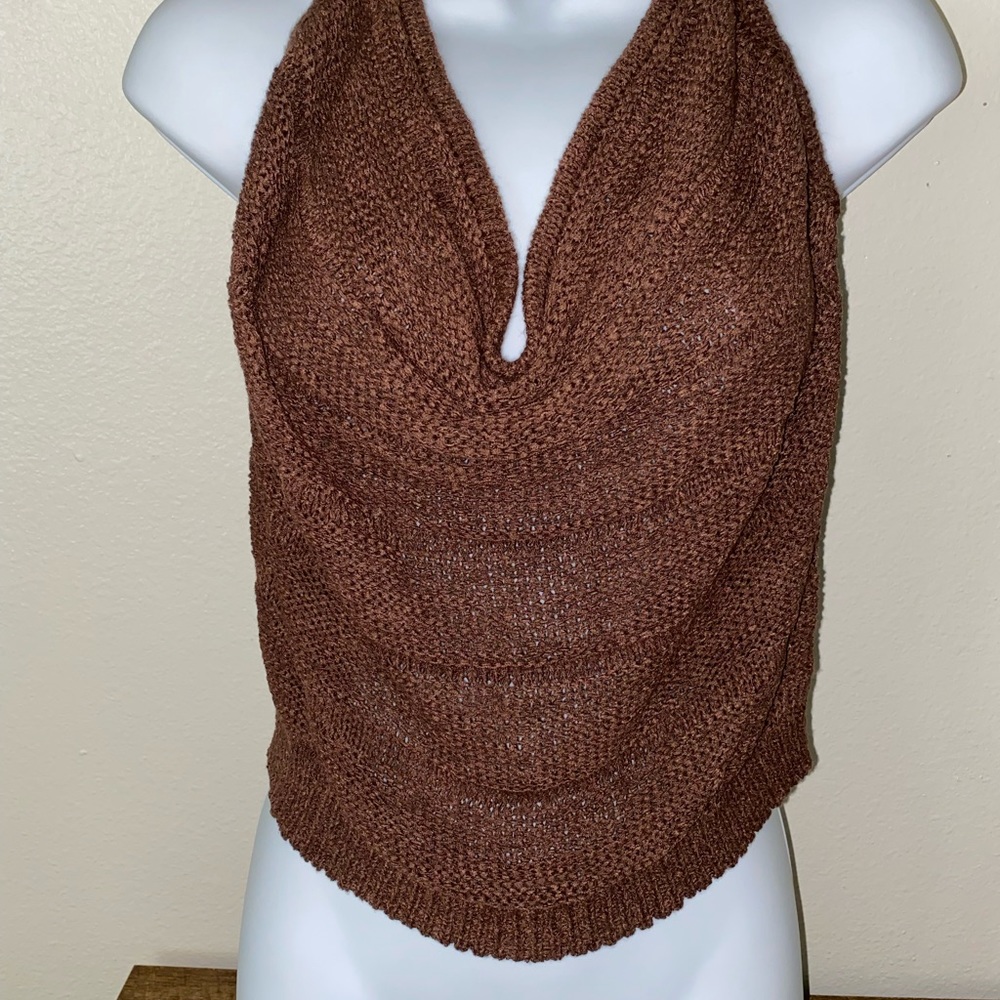 Slouchy Knit tank top